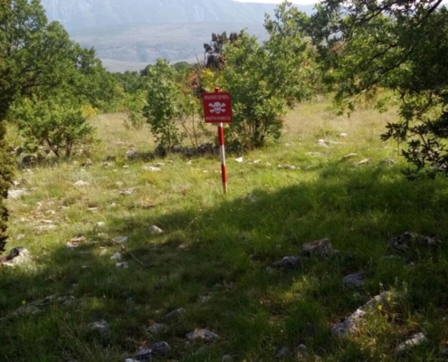 Deminerski timovi Federalne uprave civilne zaštite očistili lokaciju Gornja Duboka koja se nalazi pored puta Stolac-Duboka